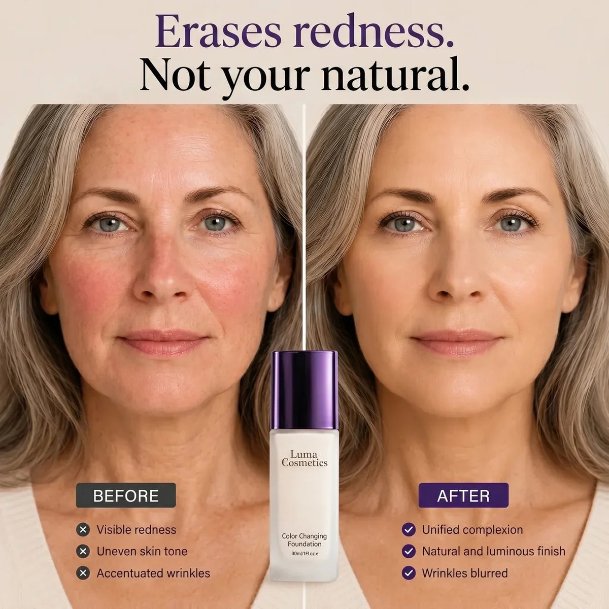 Skin Color Changing Foundation