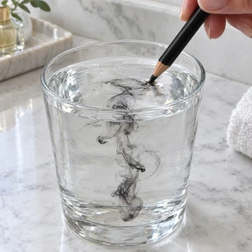 A waterline never dries, which means the line goes onto water.